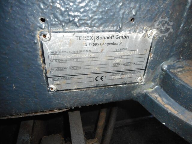 Minigrävare Terex TC75 mit 5 Löffel