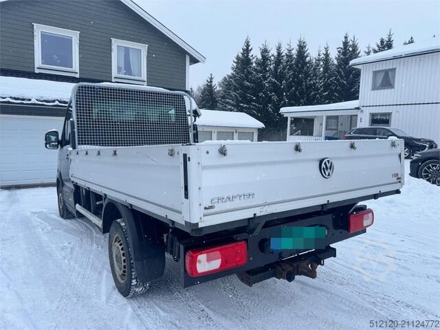 Flatbed Volkswagen Crafter TDI 4x4 Flatbed – 2 Sets of Tyres – Tarpau