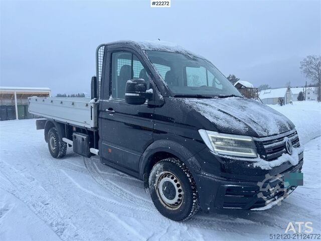 Flatbed Volkswagen Crafter TDI 4x4 Flatbed – 2 Sets of Tyres – Tarpau