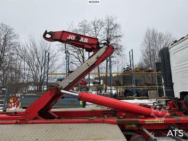 Σύστημα βραχίονα γάντζου Volvo FH16 tridem hook loader with Joab hook with articu