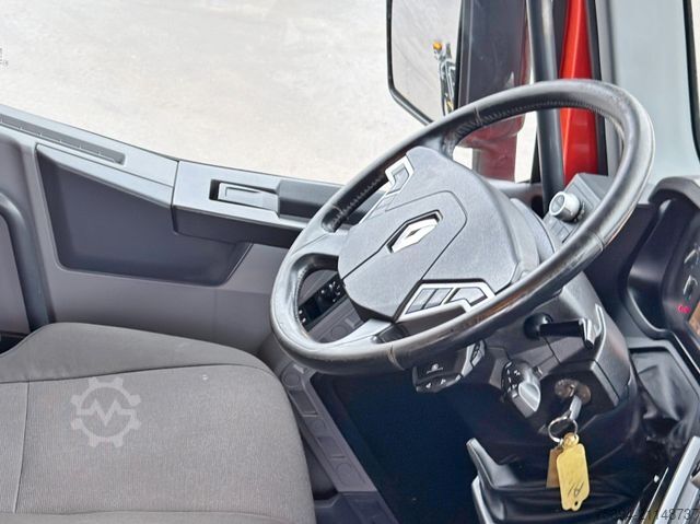 Kravas automašīnai uzstādīts celtnis RENAULT C 430 *KIPPER 5,60m* HIAB 144 BS - 3 HIDUO* 6x4