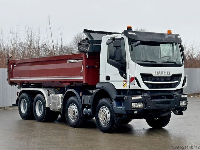 Pašizgāzējs kravas automašīna IVECO STRALIS X WAY 480* KIPPER * 8x4 * TOPZUSTAND