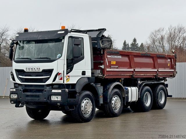 Pašizgāzējs kravas automašīna IVECO STRALIS X WAY 480* KIPPER * 8x4 * TOPZUSTAND