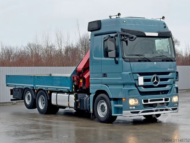 Kravas automašīnai uzstādīts celtnis MERCEDES-BENZ ACTROS 2548* HMF 3000 - K3 * TOPZUSTAND