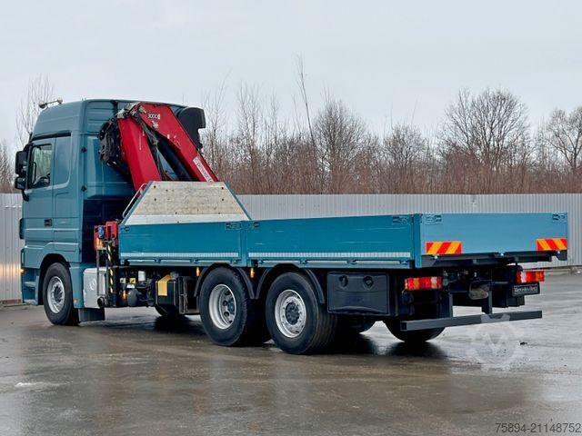 Kravas automašīnai uzstādīts celtnis MERCEDES-BENZ ACTROS 2548* HMF 3000 - K3 * TOPZUSTAND
