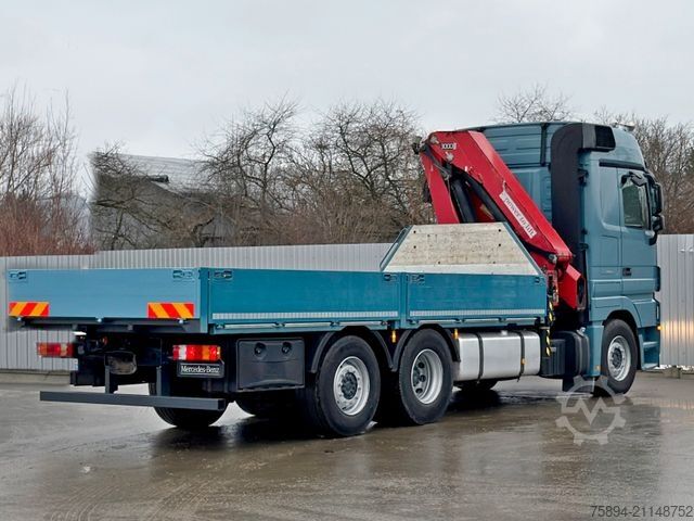 Kravas automašīnai uzstādīts celtnis MERCEDES-BENZ ACTROS 2548* HMF 3000 - K3 * TOPZUSTAND