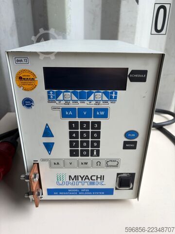 Miyachi Unitek HF25 – 直流380–400V电阻点焊机控制器 Miyachi Unitek HF25 – Sterownik do zgrzewarki oporowej DC 380–400 V Miyachi Unitek HF25 – Sterownik do zgrzewarki oporowej DC 380–400 V