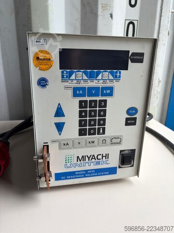 Miyachi Unitek HF25 – 直流380–400V电阻点焊机控制器 Miyachi Unitek HF25 – Sterownik do zgrzewarki oporowej DC 380–400 V Miyachi Unitek HF25 – Sterownik do zgrzewarki oporowej DC 380–400 V
