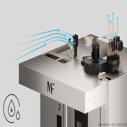 Ηλεκτρικός περιστροφικός φούρνος 600x800 Techno Mondial Forni 6080/E/RSX