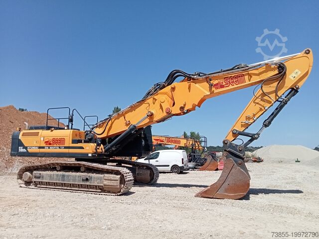 Excavadora de demolición Hyundai HX380L with 20m longfront and excavation boom