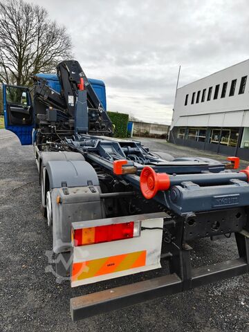 نظام ذراع الخطاف MAN TGX 26.400 Container Hyvalift Crane HIAB 144