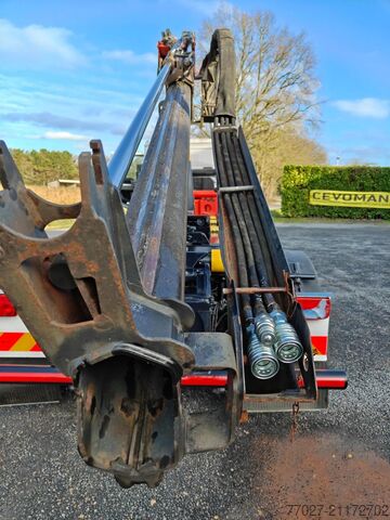 نظام ذراع الخطاف MAN TGM 18.290 Container JIMECA + Crane Palfinger P...