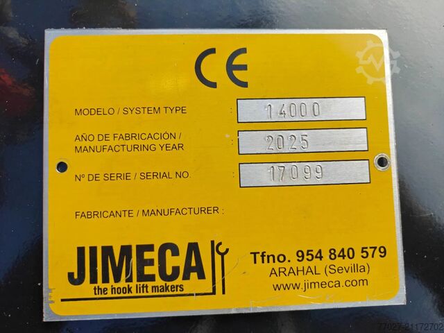 نظام ذراع الخطاف MAN TGM 18.290 Container JIMECA + Crane Palfinger P...