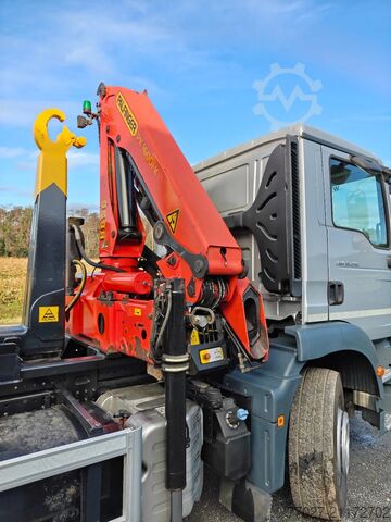 نظام ذراع الخطاف MAN TGM 18.290 Container JIMECA + Crane Palfinger P...