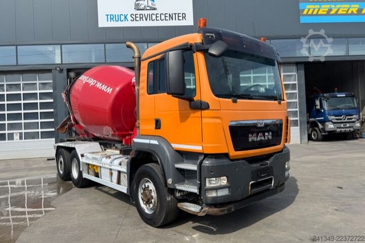 Concrete mixer truck MAN TGS 28.480 6x4-4 SWS SZM/Mischer/Haken