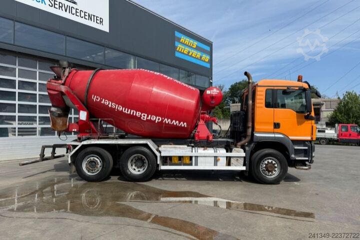 Concrete mixer truck MAN TGS 28.480 6x4-4 SWS SZM/Mischer/Haken