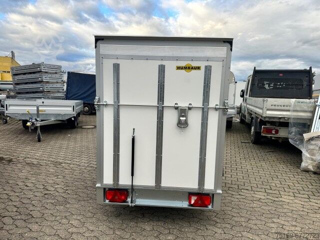 বক্স ট্রেলার Humbaur Koffer HK 752513-15P, 0,75 t. 2510 x 1310 x 1520 mm, 100 km/h