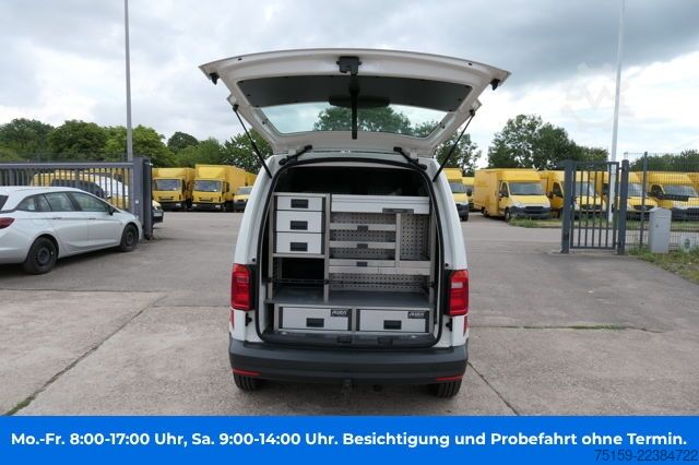 Kassevogn Volkswagen Caddy 2.0 TDI 4Motion Klima AHK Tempomat Werkstatteinbauten COC