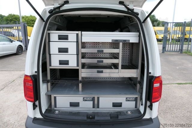 Kassevogn Volkswagen Caddy 2.0 TDI 4Motion Klima AHK Tempomat Werkstatteinbauten COC