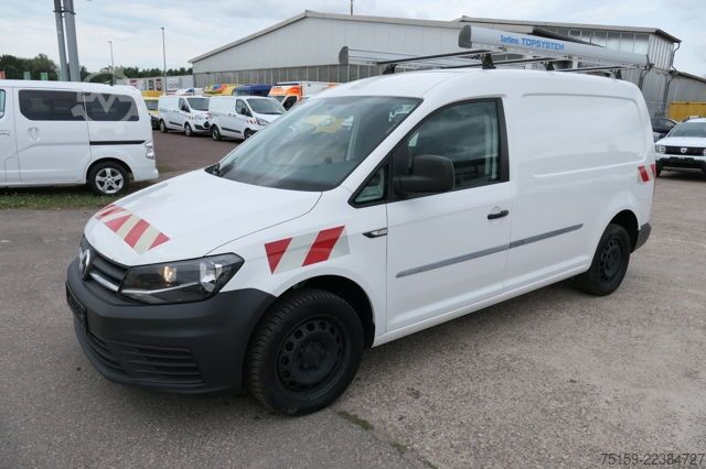 Kassevogn Volkswagen Caddy Maxi 2.0 TDI 4Motion 2-Sitzer Lang Klima Tempomat AHK Werkstatteinbauten COC