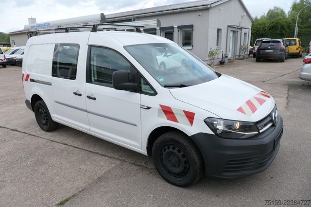 Kassevogn Volkswagen Caddy Maxi 2.0 TDI 4Motion 2-Sitzer Lang Klima Tempomat AHK Werkstatteinbauten COC