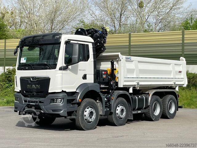 Kranbil MAN TGS 41.480 TGS 41.480 8x4/Euro6e Euromix Kipper...