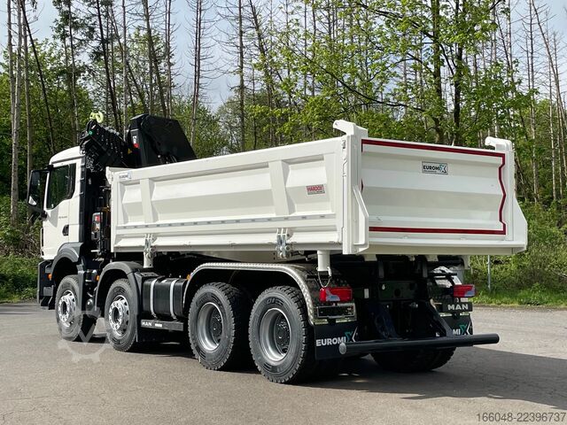 Kranbil MAN TGS 41.480 TGS 41.480 8x4/Euro6e Euromix Kipper...