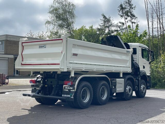 Kranbil MAN TGS 41.480 TGS 41.480 8x4/Euro6e Euromix Kipper...