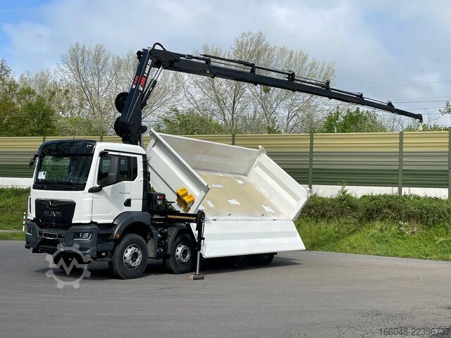Camión grúa MAN TGS 41.480 TGS 41.480 8x4/Euro6e Euromix Kipper...