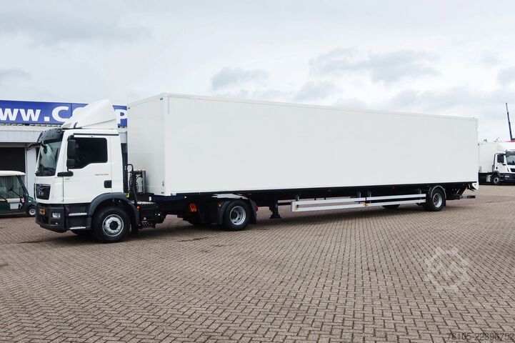 スタンダード-SZM MAN TGM 15.290 Trekker + Heiwo city trailer geisole...