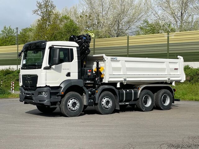 クレーン付きティッパー MAN TGS 41.480 TGS 41.480 8x4/Euro6e Euromix Kipper...