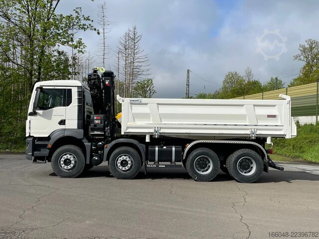 クレーン付きティッパー MAN TGS 41.480 TGS 41.480 8x4/Euro6e Euromix Kipper...