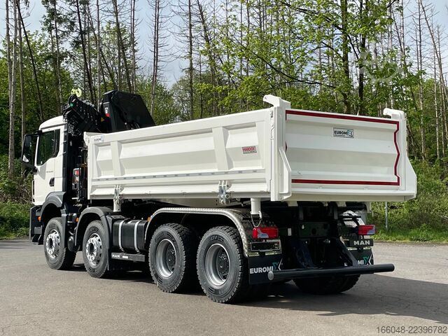クレーン付きティッパー MAN TGS 41.480 TGS 41.480 8x4/Euro6e Euromix Kipper...