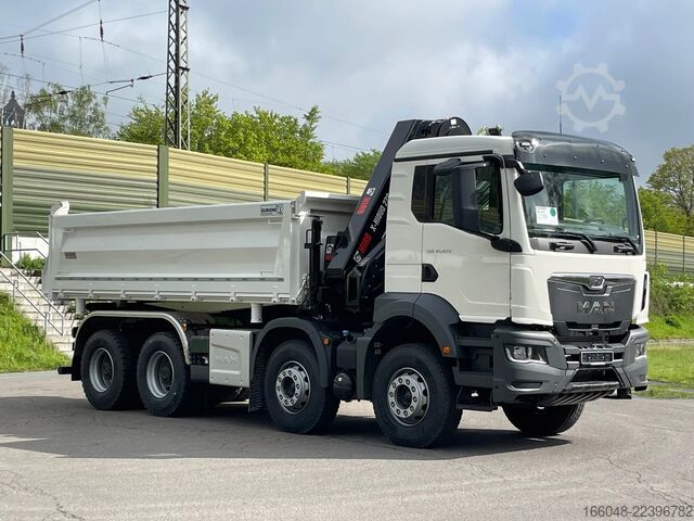 Sklápač so žeriavom MAN TGS 41.480 TGS 41.480 8x4/Euro6e Euromix Kipper...