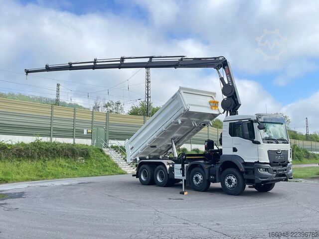 Sklápač so žeriavom MAN TGS 41.480 TGS 41.480 8x4/Euro6e Euromix Kipper...