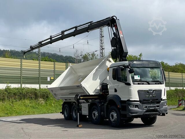 Sklápač so žeriavom MAN TGS 41.480 TGS 41.480 8x4/Euro6e Euromix Kipper...