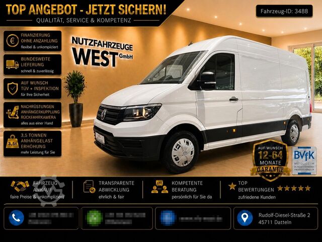 Furgão de teto alto VOLKSWAGEN Crafter TDI Hoch+Lang*L2-H2*AHK*Klima*Garantie*