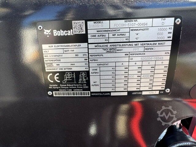 Carretillas elevadoras diésel Bobcat D160S-9 Neugerät 60 Monate 0% Finanzierung ab Lager verfügbar