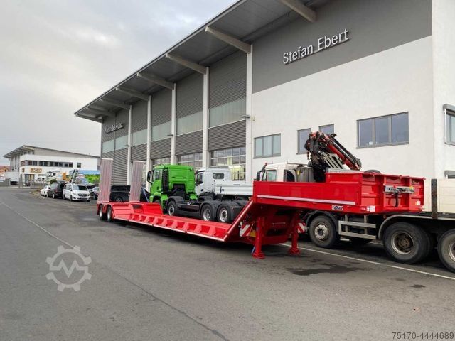 Tieflader-Sattelauflieger  EBERT TLS 43 ST // 32,2to Nutzlast