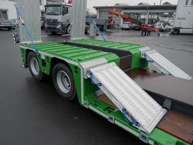 Low loader semitrailer  EBERT TLS 43 ATV / Tele / 30,5to Nutzlast