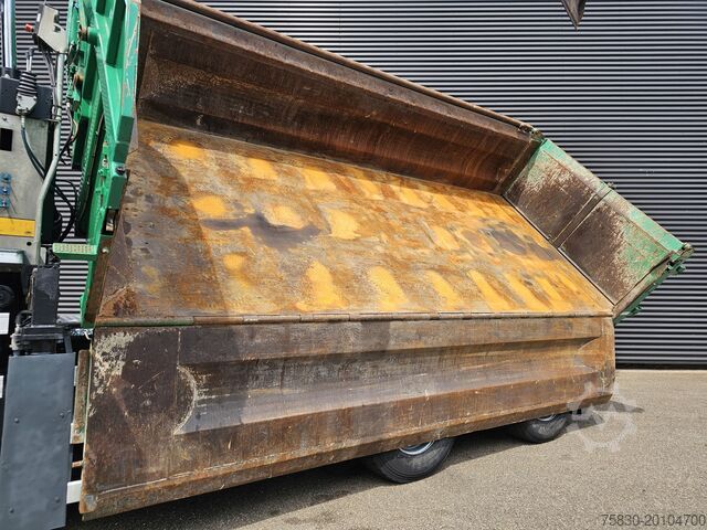 Volquete con grúa DAF TATRA 6X6 / T158/II  / 2 SIDE TIPPER - HMF Z CRANE