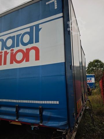 Odprta polprikolica s ponjavo KRONE Mega Lang LKW SAF-Achsen Hubdach  Multilock