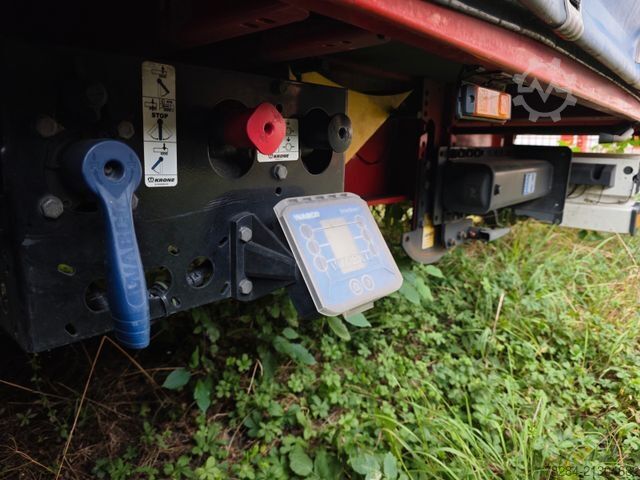 Odprta polprikolica s ponjavo KRONE Mega Lang LKW SAF-Achsen Hubdach  Multilock