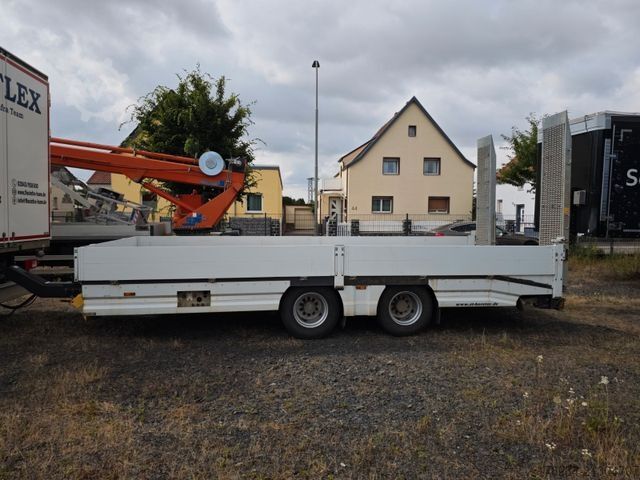 Prikolica z nizko platformo  Alga TAT B-180, 7,3 mtr., Rampen, 19to. GG. low