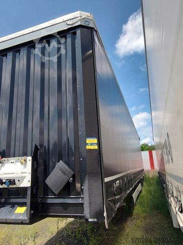 Odprta polprikolica s ponjavo KRONE Mega Liner SZP 18 Edscha, hydraulisches Hubdach