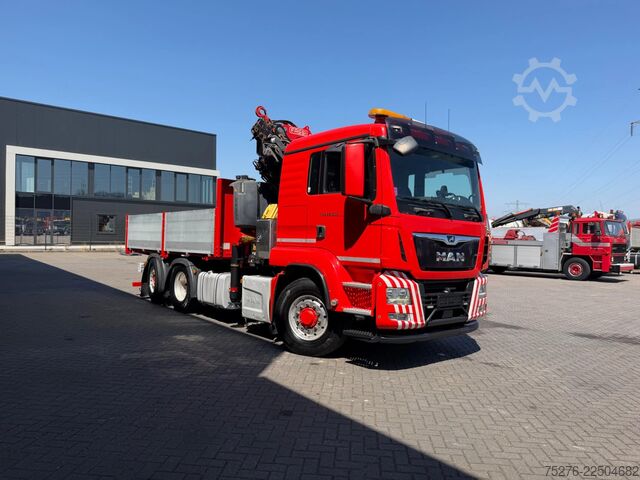 Autokrāna kravas automašīna MAN TGS 28.500 6x4H-4 Trekker/bakwagen Fassi F365 E...