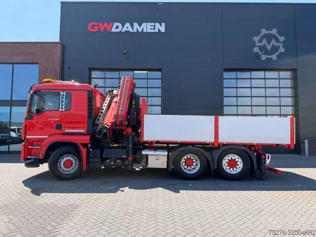 Autokrāna kravas automašīna MAN TGS 28.500 6x4H-4 Trekker/bakwagen Fassi F365 E...
