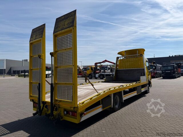 Furgon transport auto DAF LF 45 Machinetransporter Hydraulic ramps 48.000 km