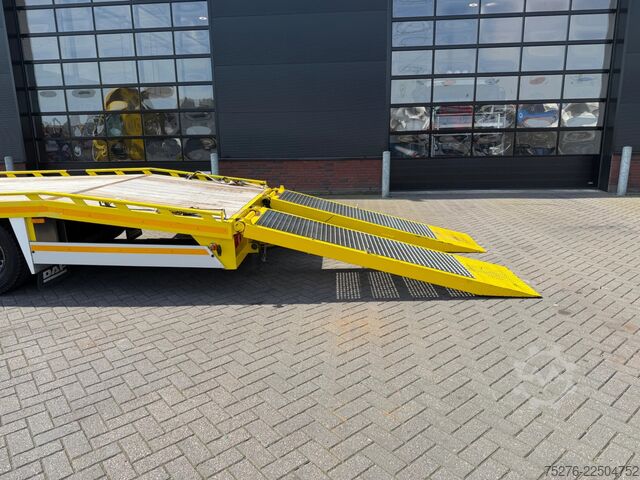 Furgon transport auto DAF LF 45 Machinetransporter Hydraulic ramps 48.000 km