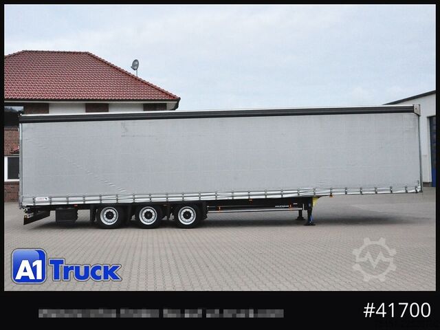 Avoin puoliperävaunu pressulla SCHMITZ Speed Curtain, Lift 455/40 R 22.5, Hubdach,